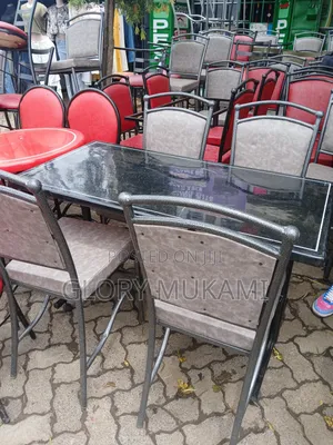Restaurants and Bar Grey Chairs and 4 by 2 Tableà