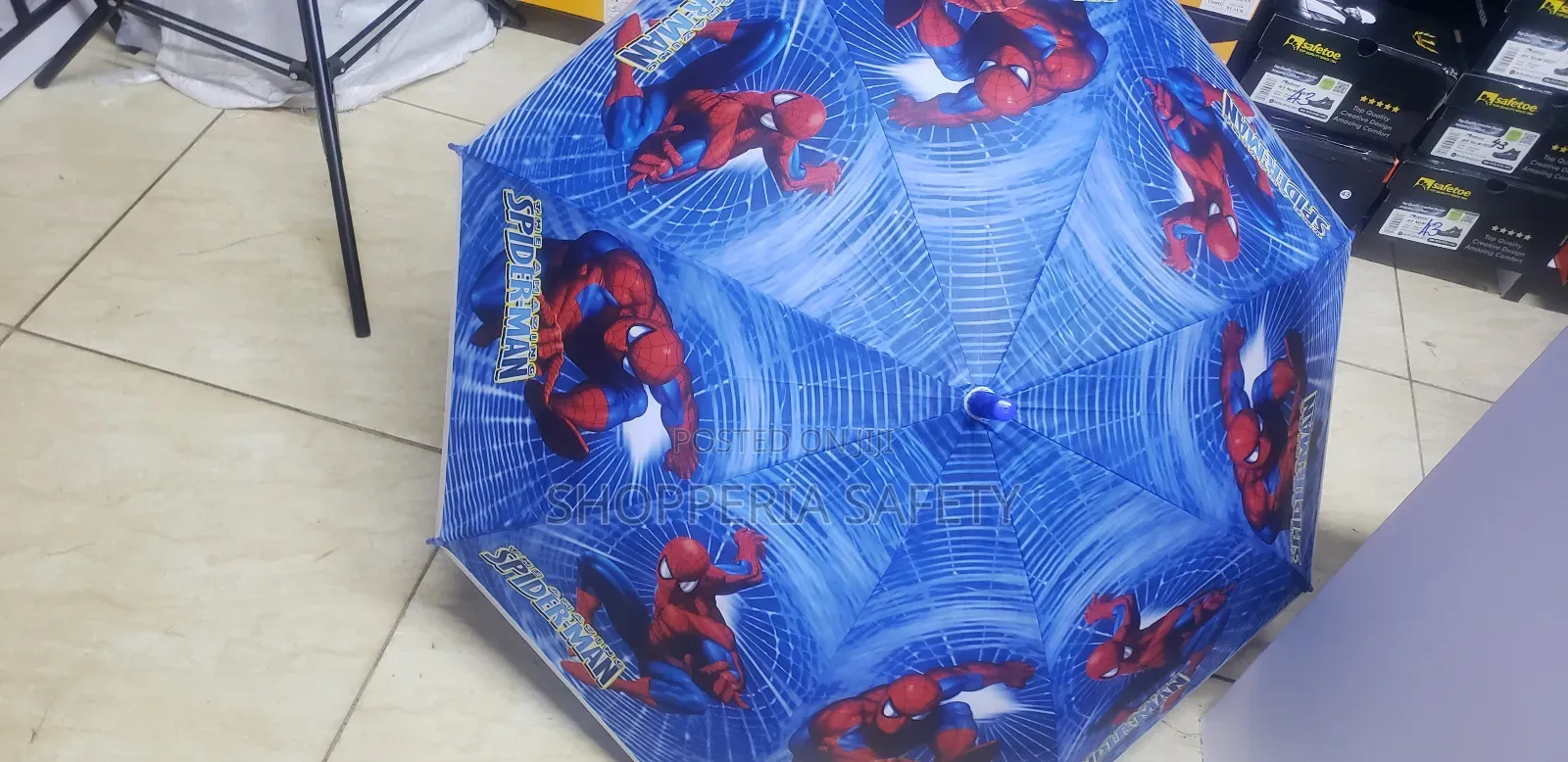 Spiderman Themed Kids Umbrella