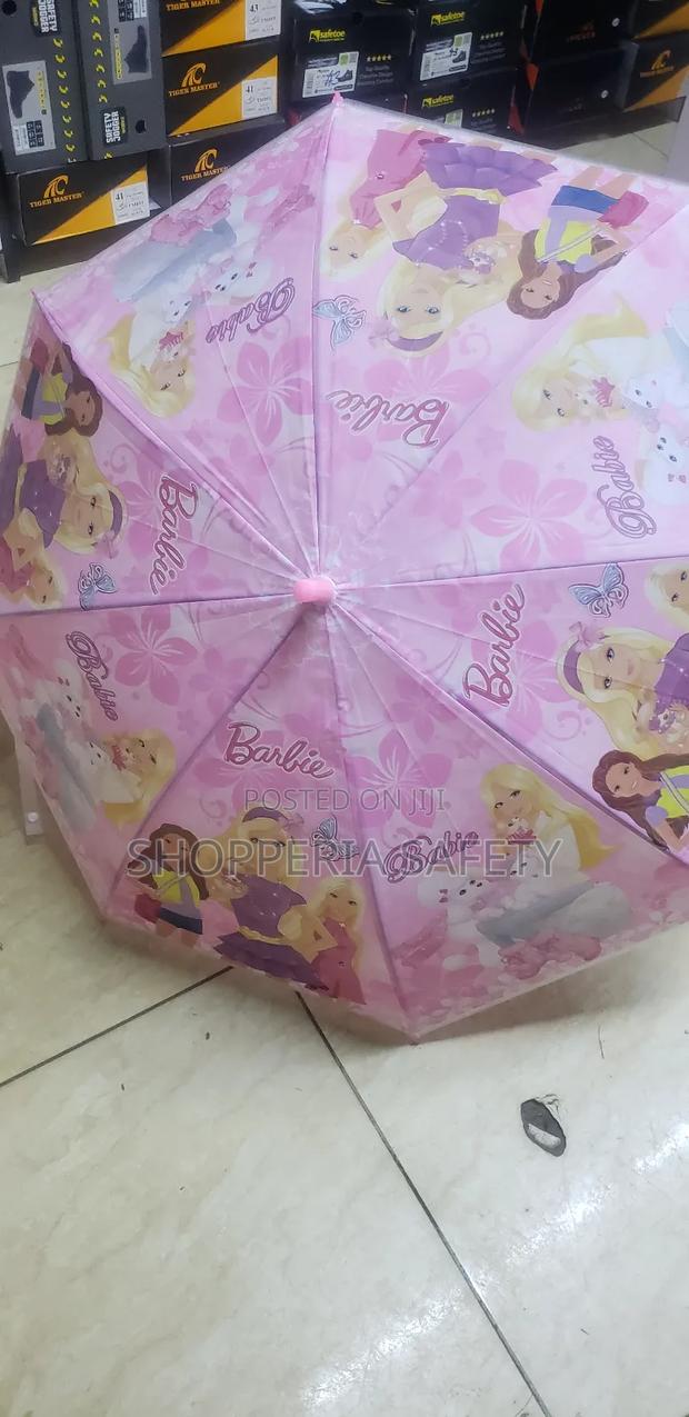 Barbie Themed Kids Umbrella - main view