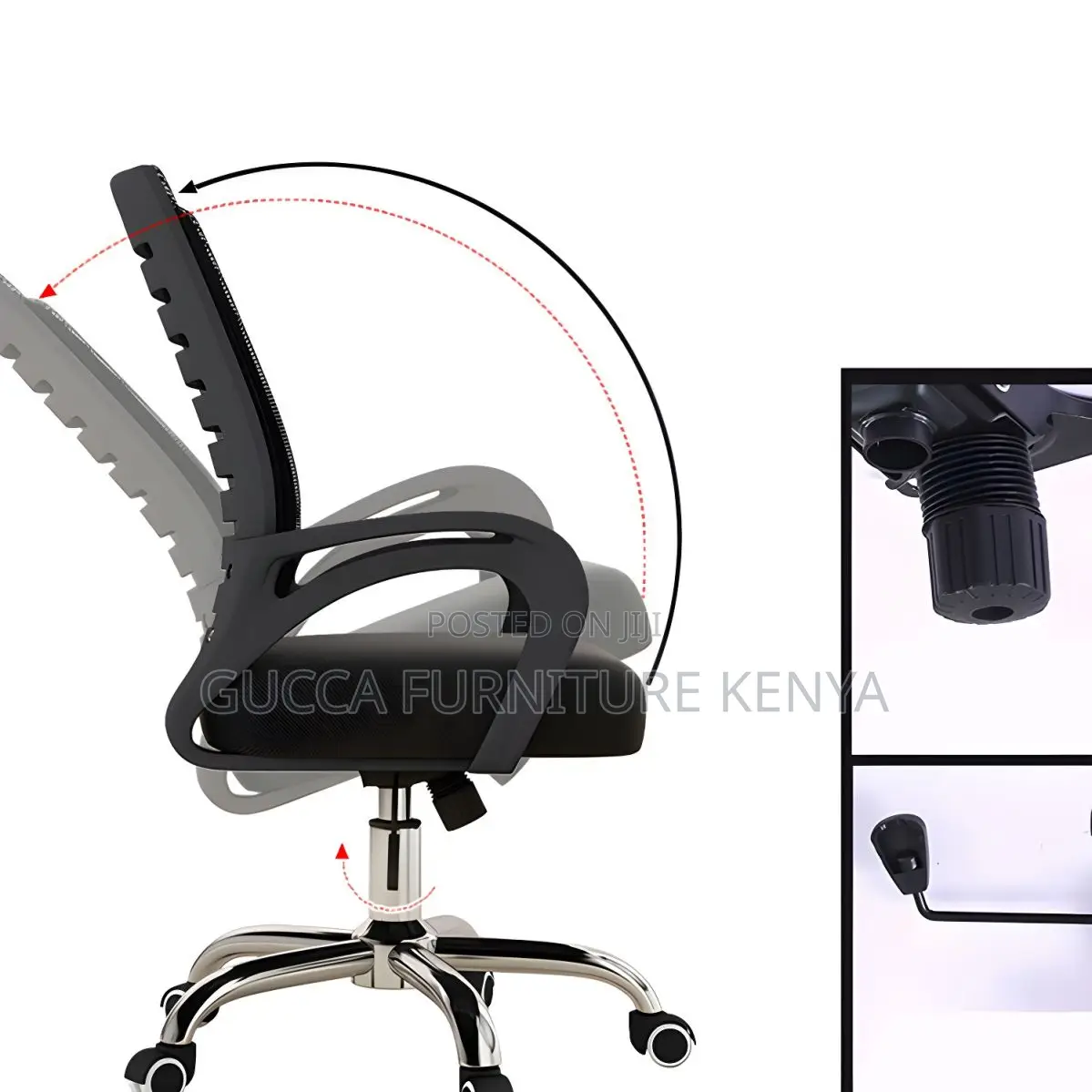 Office Chairs: Strong Mesh Swivel Task Office Chair