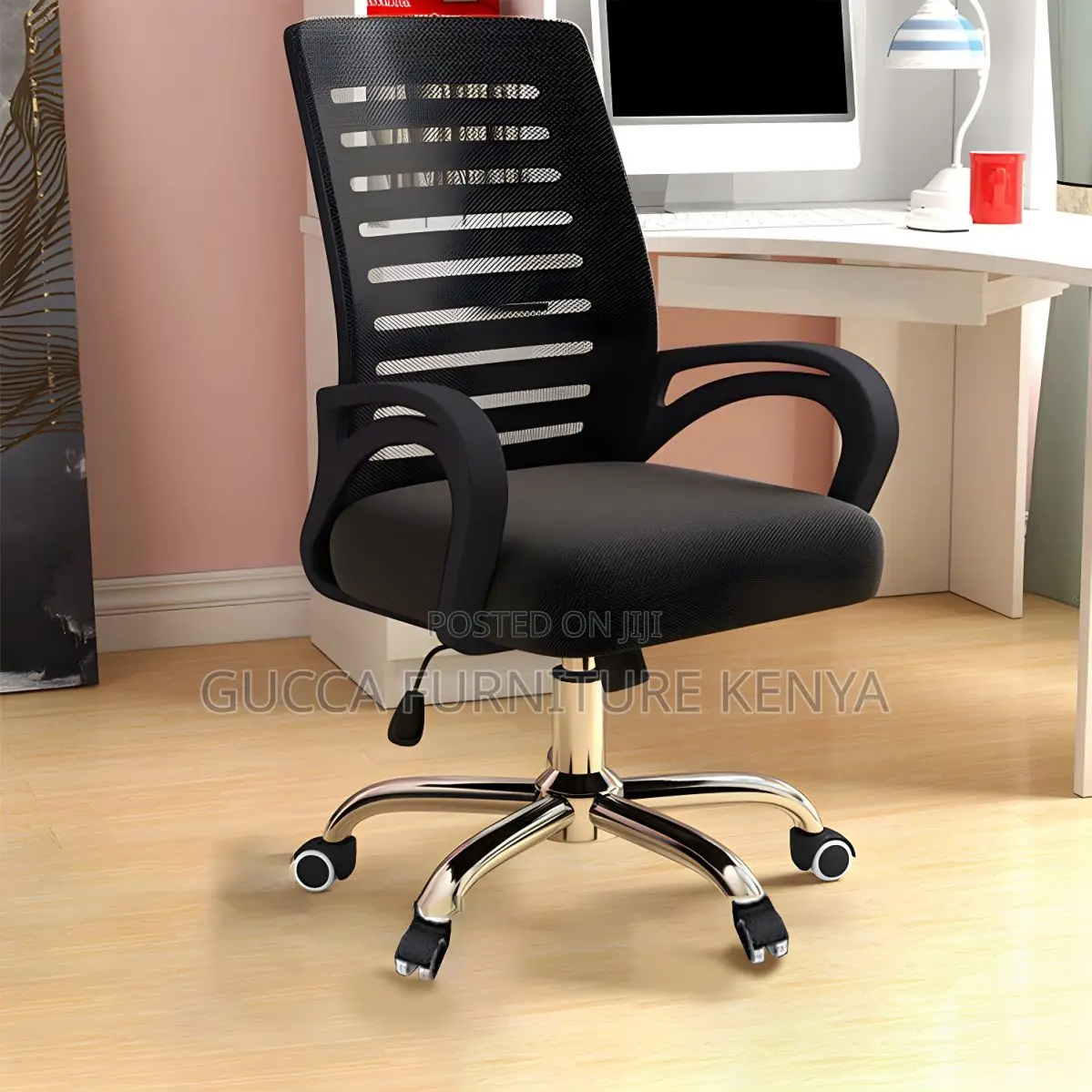 Office Chairs: Strong Mesh Swivel Task Office Chair