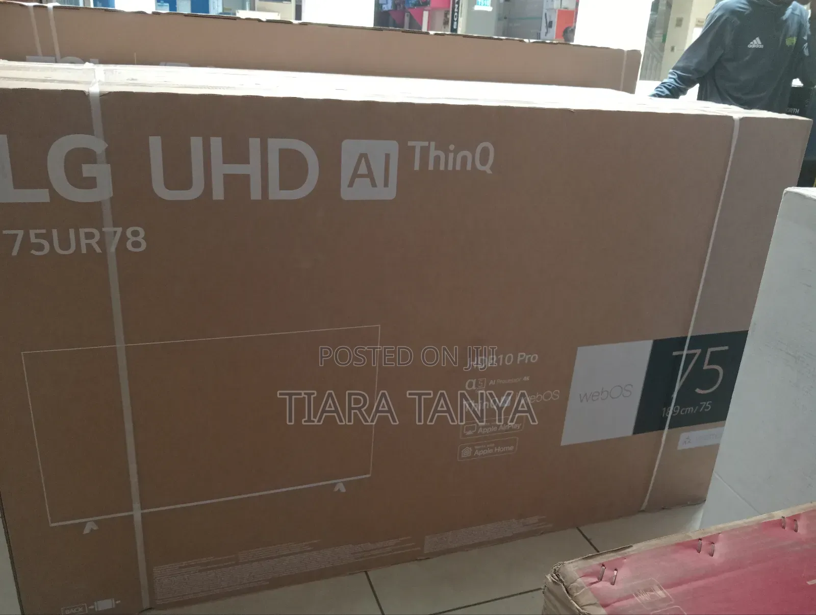 LG 75” Ultra HD Webos Smart Tv, Ai Thinq,