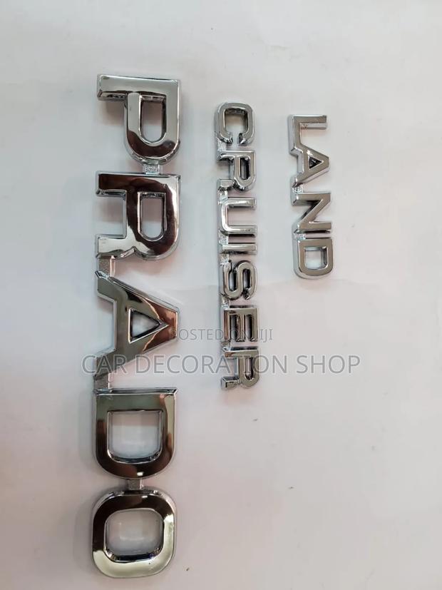 Boot LAND CRUISER PRADO Replacement Lettering Badge