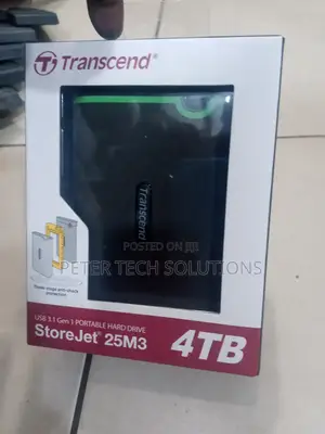 Transcend External HDD 4TB – Iron Grey