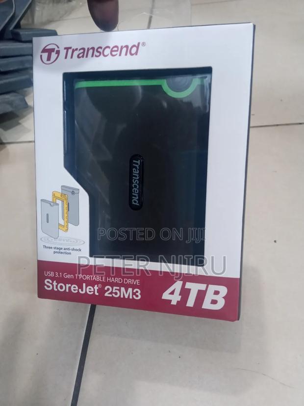 Transcend External HDD 4TB – Iron Grey - thumbnail 3