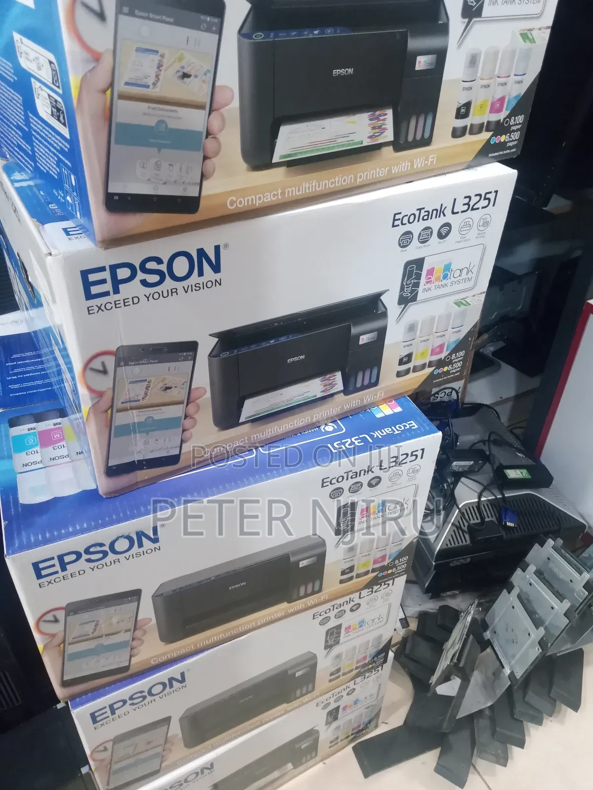 Epson L3251 Ecotank Printer With Wi-Fi SUBLIMATION PRINTER