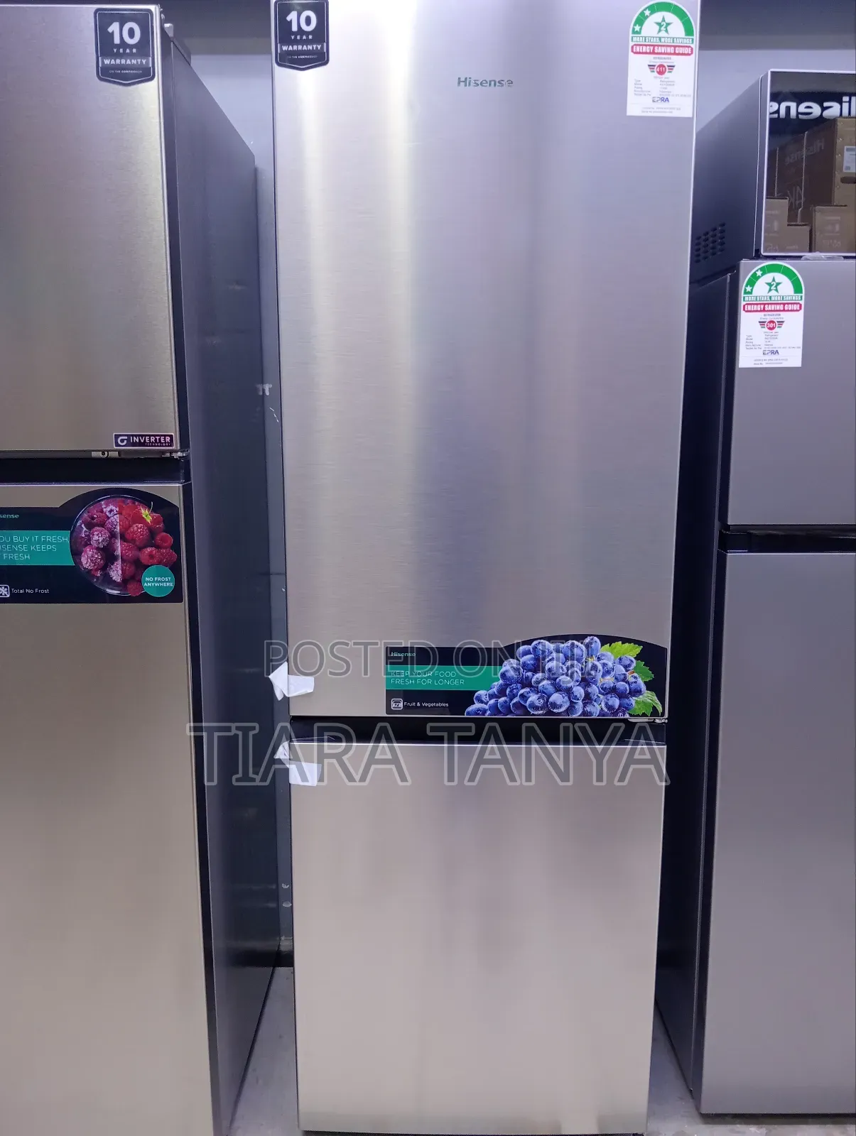 Hisense REF286DR 286L Bottom Mount Fridge