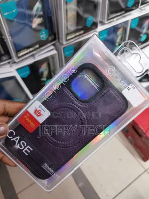 iPhone 11 Pro Max Leather Case With Stand,Magsafend -Purple - thumbnail 2