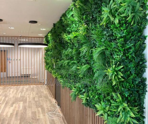 1m by 1m Wall Panels/Hedges Green Fence - main view