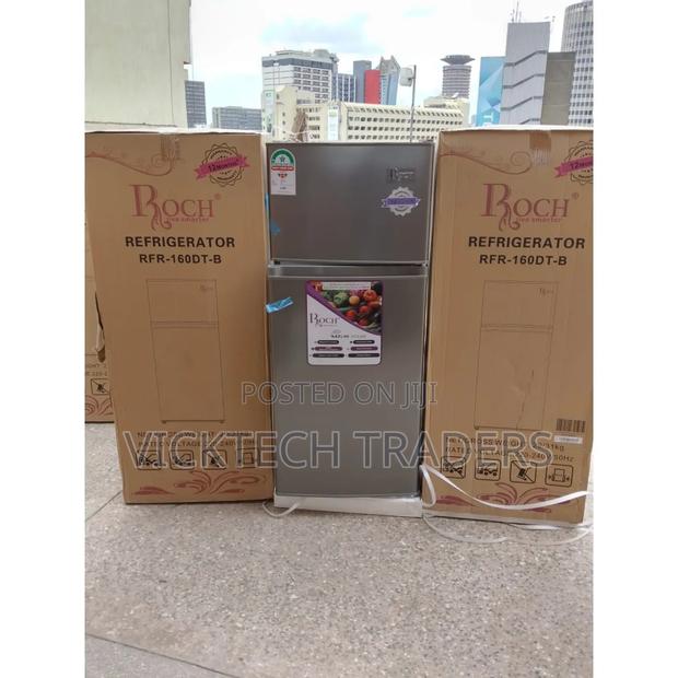 Fridge!Roch 128litres RFR-160DT-B Double Door