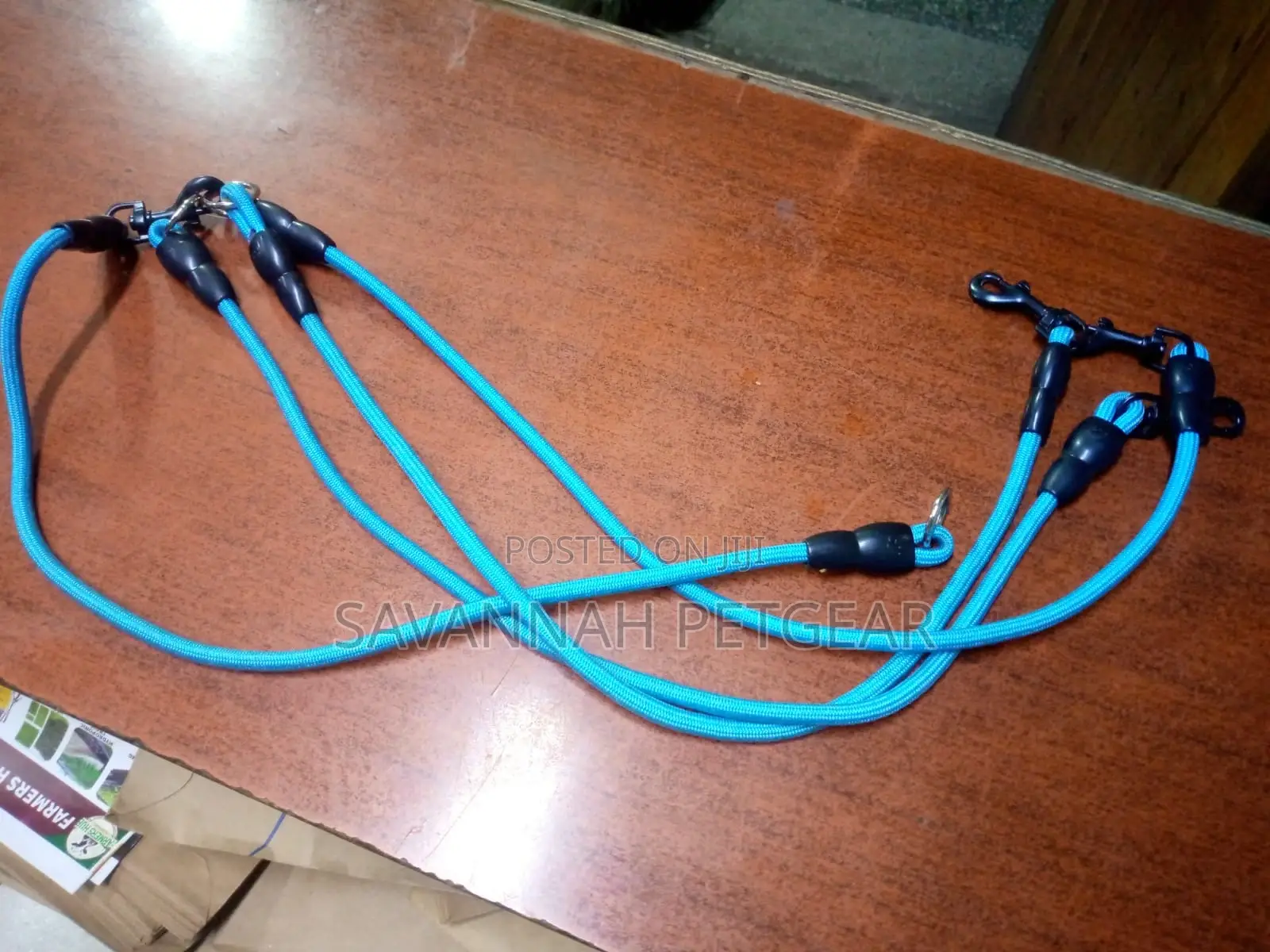 3 in 1 Durable Nylon Dog Leash + Padded Handle 360° Swivel