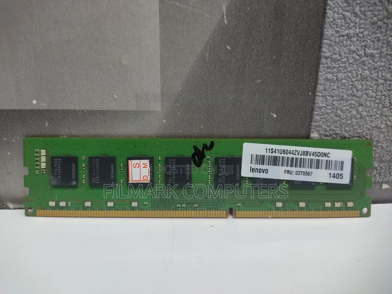 Samsung 8gb 2rx8 Pc3 -12800u-11-13-b1 For Desktop Computer