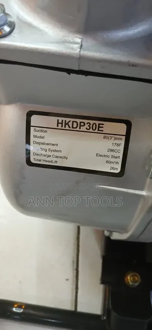 Diesel Water Pump 3 Inch 26 MTRS Head Lift Keystart