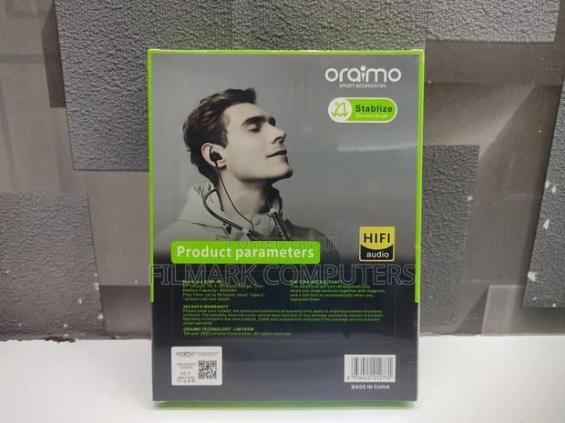Oraimo Necklace Lite Call Vibration Wireless Earphones - thumbnail 2