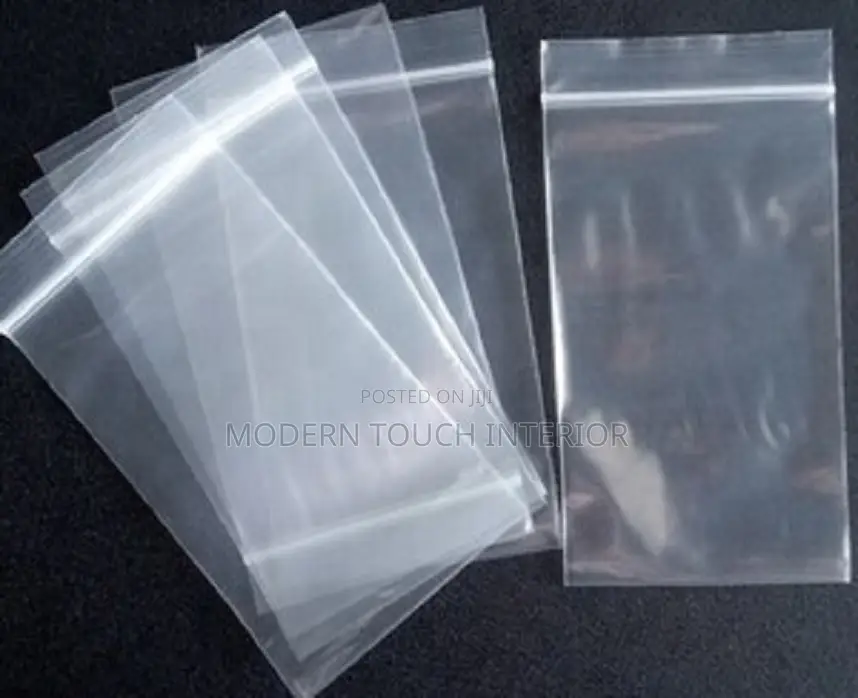 "Crystal-Clear, Heavy-Duty Ziplock Bags