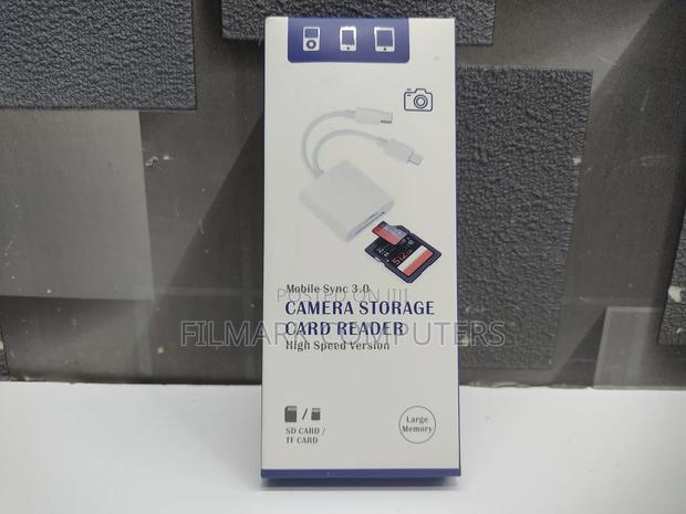 SD Card Reader for iPhone iPad Camera,Dual Card Slot Memory - thumbnail 2