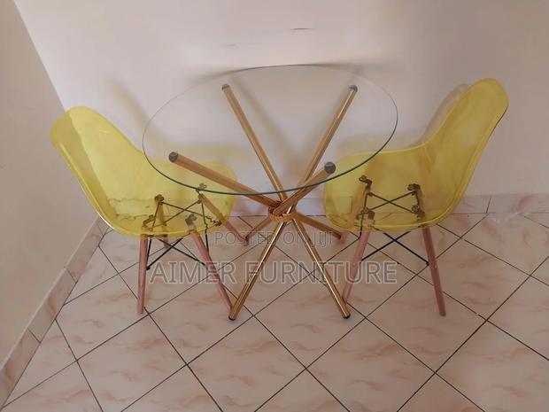 Glass Top Outdoor Table and Chairs