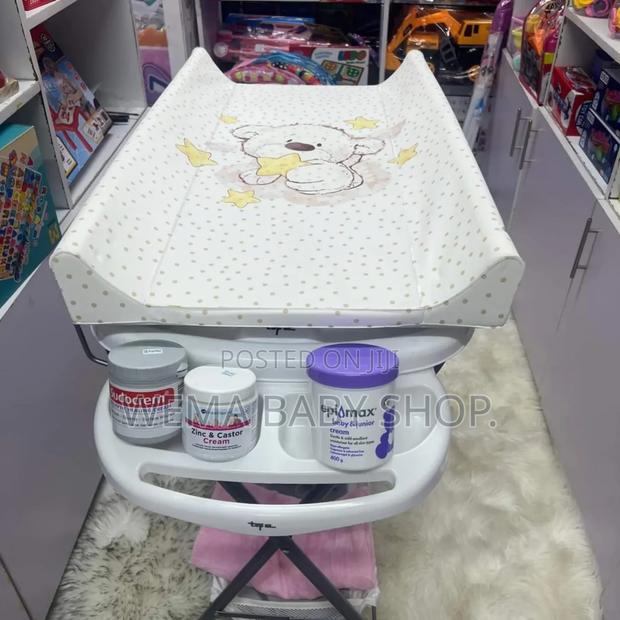 Baby Portable/Foldable Bath Station With a Changing Mat - main view