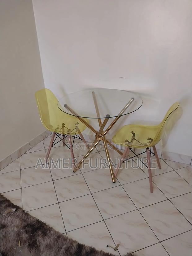 Transparent Outdoor Table and Chairs