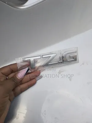 Abs Chrome TZG Rear Trunk Letter Emblem for Toyota Prado