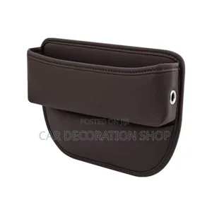 2pcs Car Seat Gap Filler Leather Bag