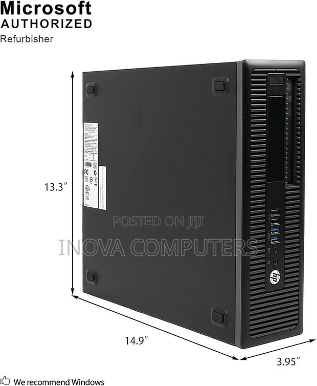 Desktop Computer HP ProDesk 600 4GB Intel Core I5 HDD 500GB - thumbnail 2