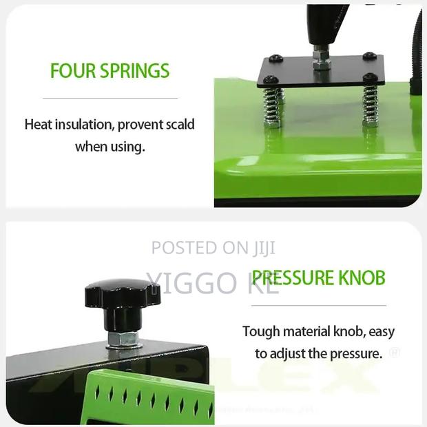 380x380mm A3 Flatbed Heat Press Machine – Premium Quality - thumbnail 5