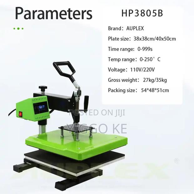 380x380mm A3 Flatbed Heat Press Machine – Premium Quality - thumbnail 6