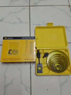 Hole Saw 16 PC Suitable for Timber, Alloys and Thin Sheet
