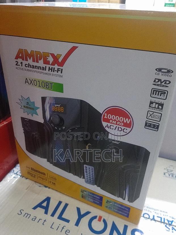 Ampex Ax010bt Multimedia Speaker System 10000 Watts- Ac.Dc
