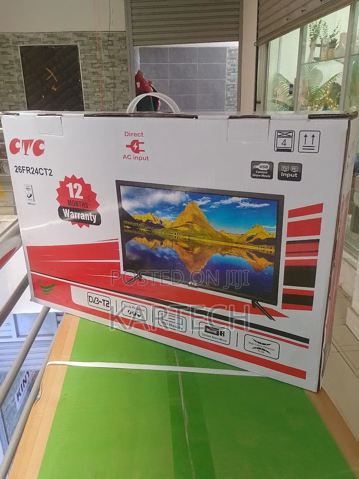CTC 26 Inches Digital Tv, Usb, HDMI VGA
