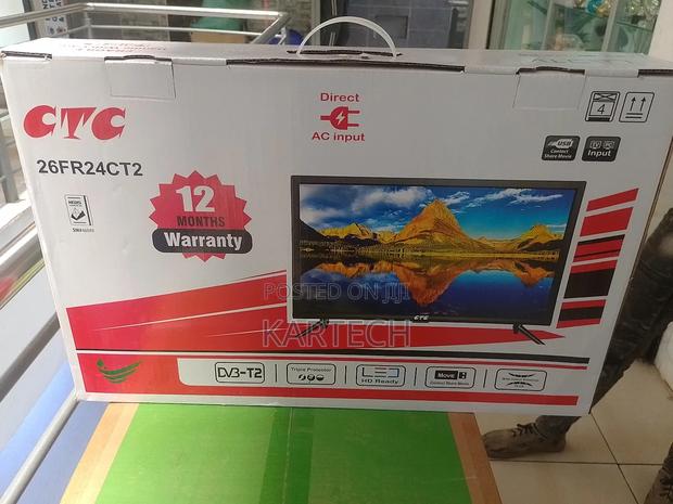 CTC 26" Digital Tv, Usb, HDMI VGA - thumbnail 2
