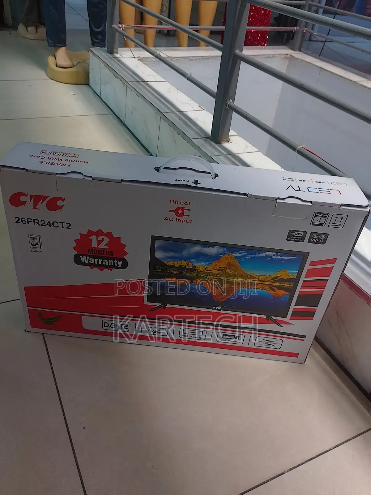 CTC 26" Digital Tv, Usb, HDMI VGA - 26fr24ct2