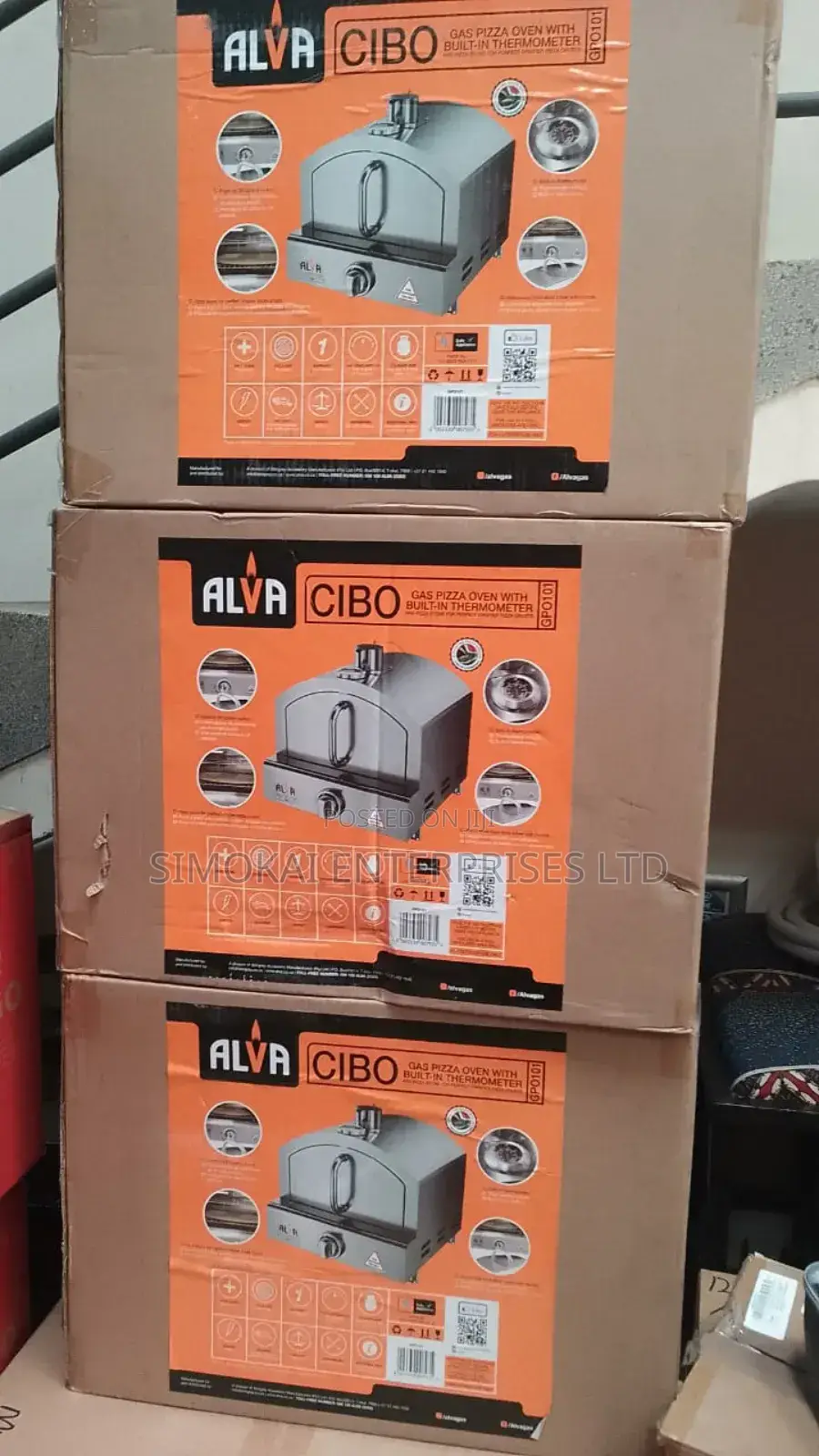 New Alva Cibo Stainless Steel Gas Pizza Oven