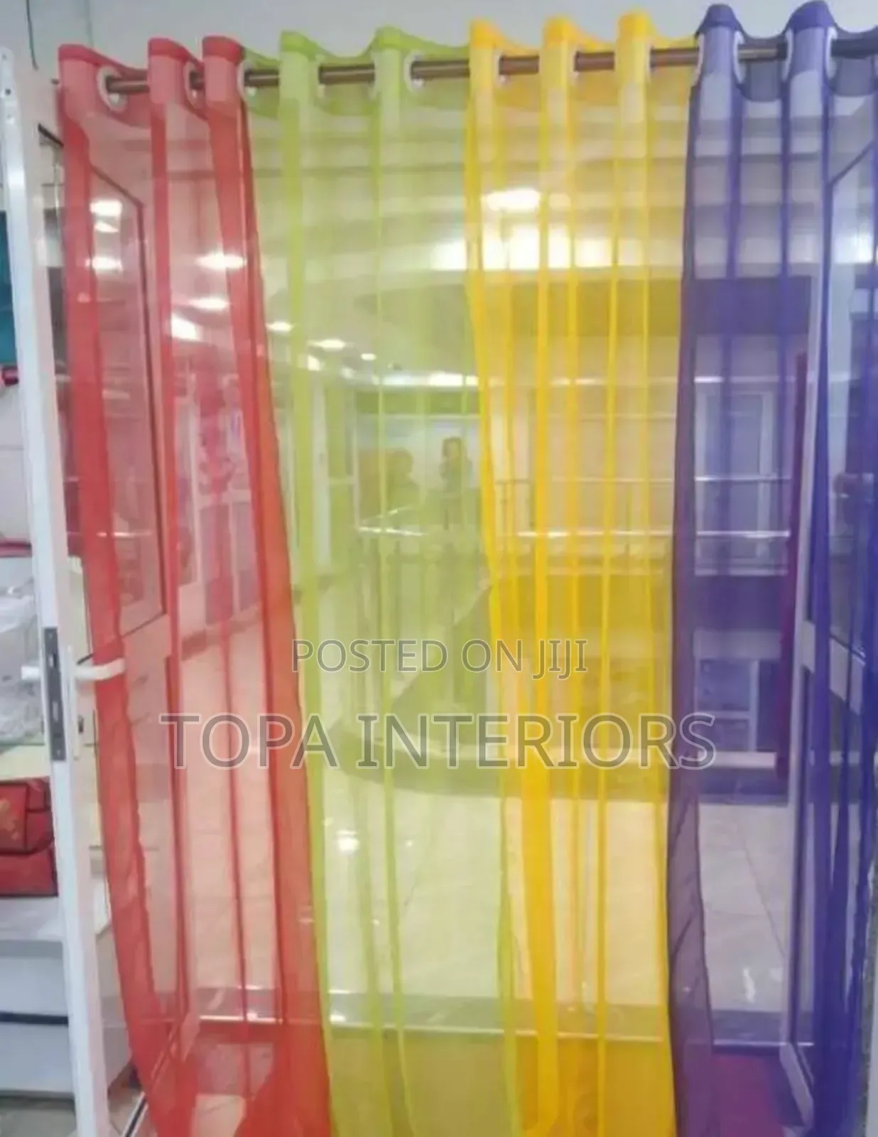 Soft Tone Light Plain Sheers for Windows and Doors
