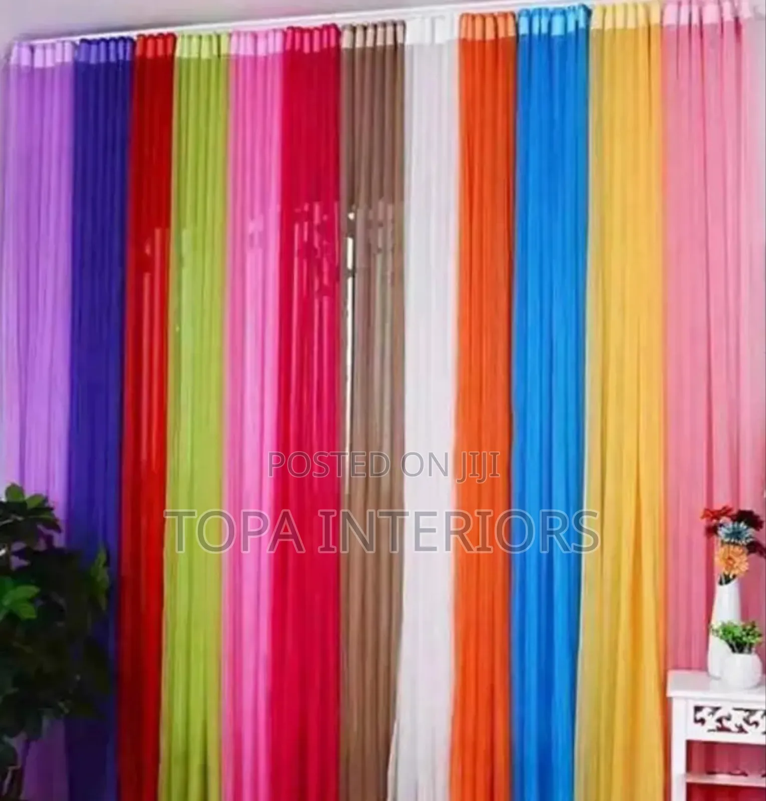 Plain Soft Sheers Available in All Colours