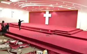 Delta 4mm Red Insulation Pulpit Wall to Wall Carpets