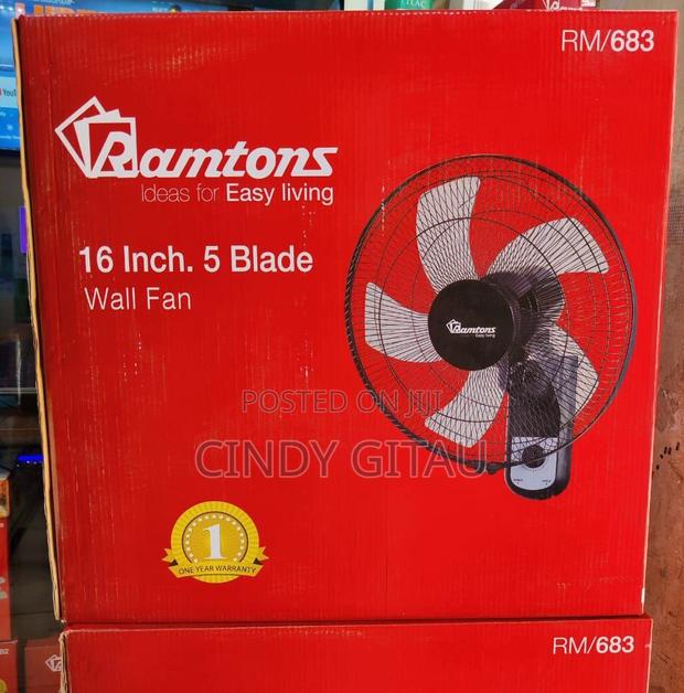 Ramtons RM/683 16inch 5blades Wall Fan - main view
