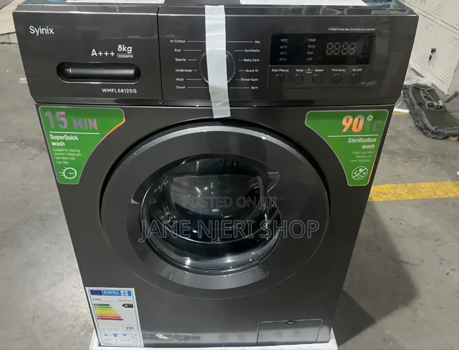 8kg Washing Machine Synix