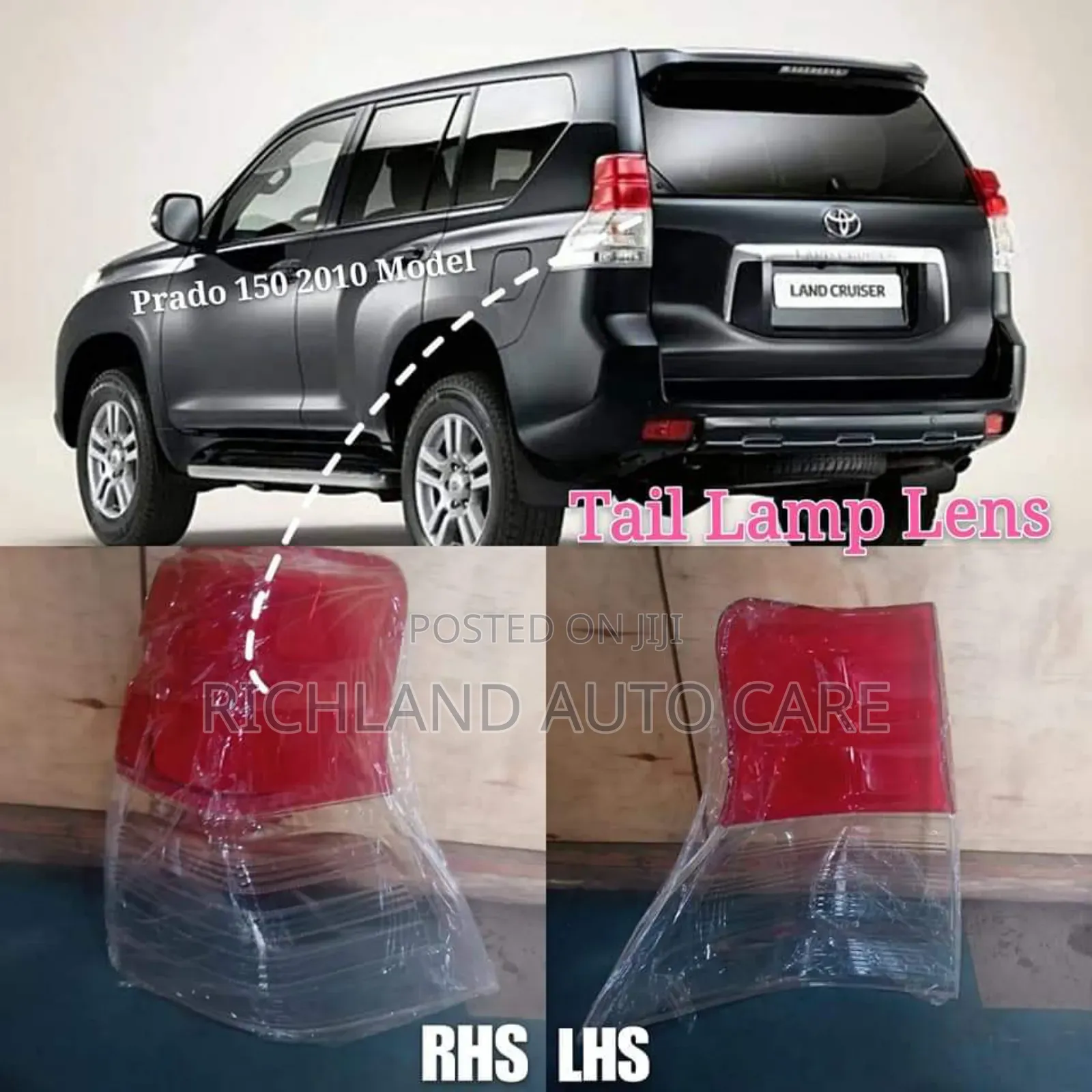 Prado Headlamp Lens and Taillight Lens