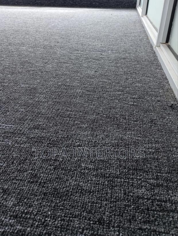 Dark Grey Delta Wall to Wall Floor Covering Carpets Office