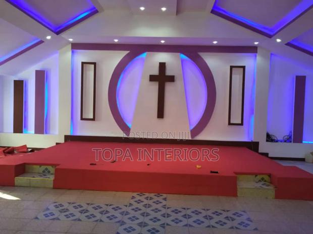Church Altar Floor Insulation Red Carpets Office Red Carpets