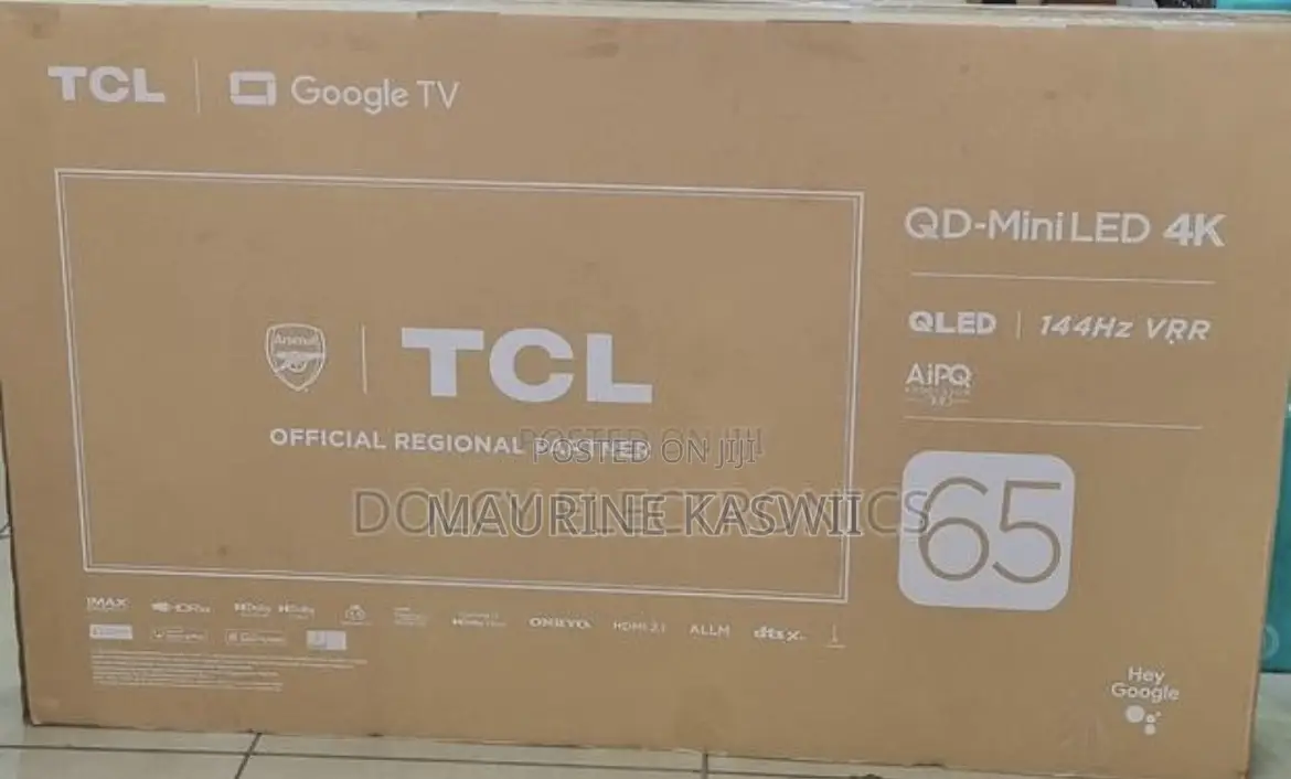 TCL 65 “ Qd- Miniled Google Tv C755