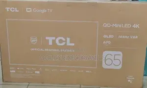 TCL 65 “ Qd- Miniled Google Tv C755