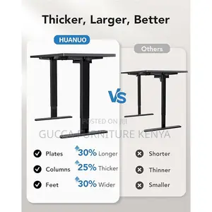 Officetable:1400mm Ergonomic Adjustable Height Computer Desk