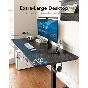 Officetable:1400mm Ergonomic Adjustable Height Computer Desk
