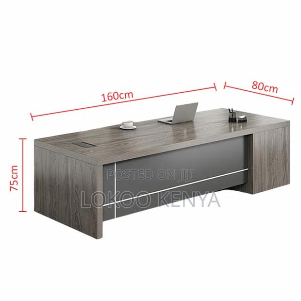 Office Desk:1400mm Rectangular Executive /Computer Desk - thumbnail 3