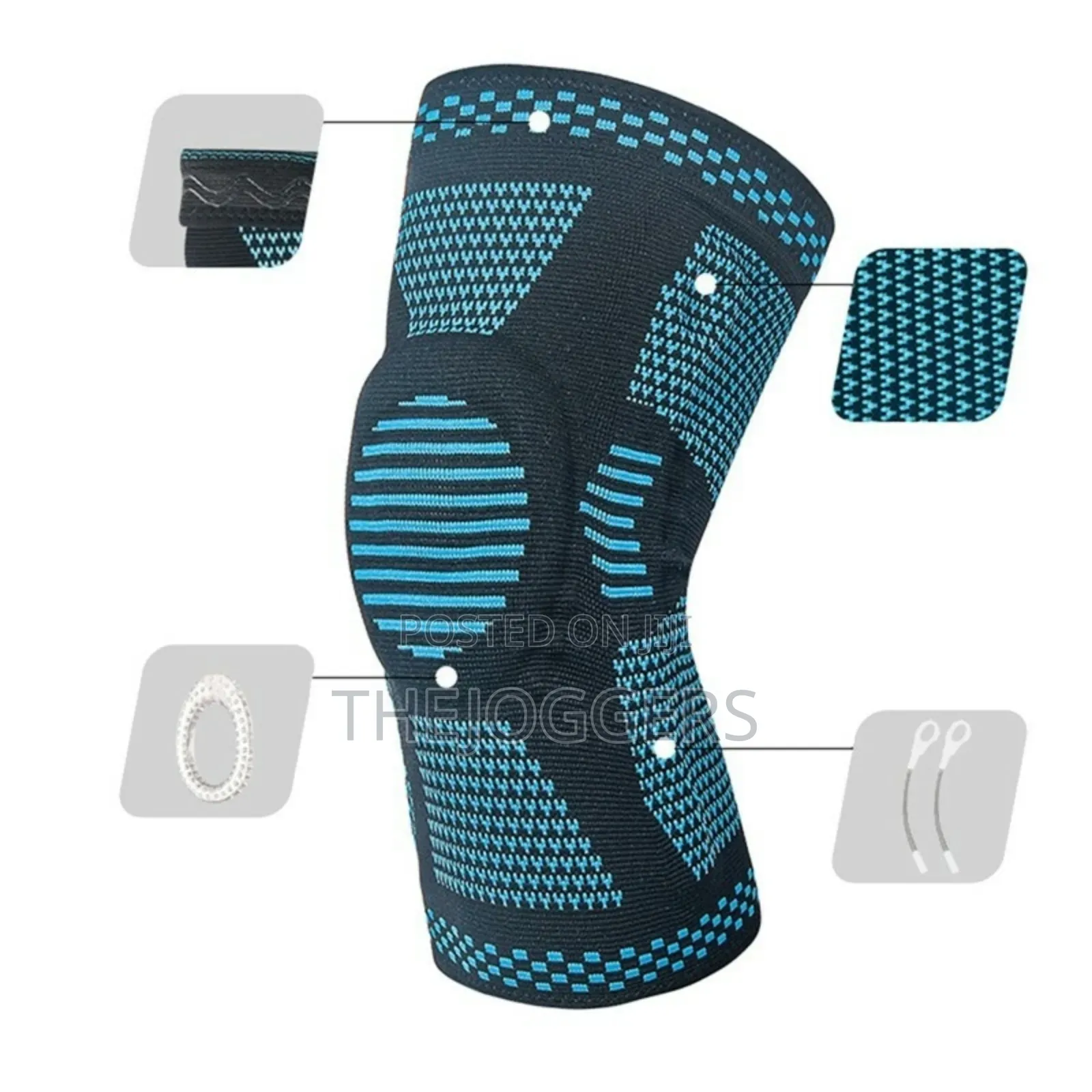 Compression Knee Sleeve With Side Stabilizers Pain Relief