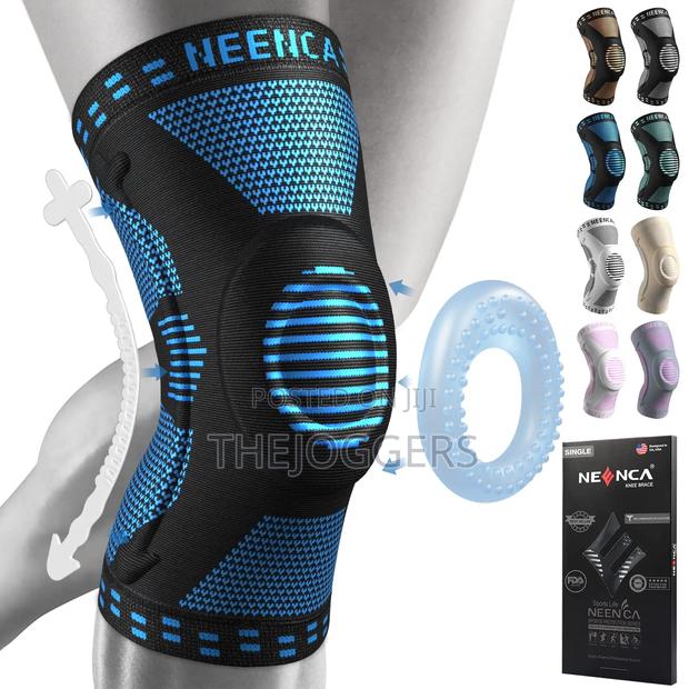 Compression Knee Sleeve With Side Stabilizers Pain Relief - thumbnail 6