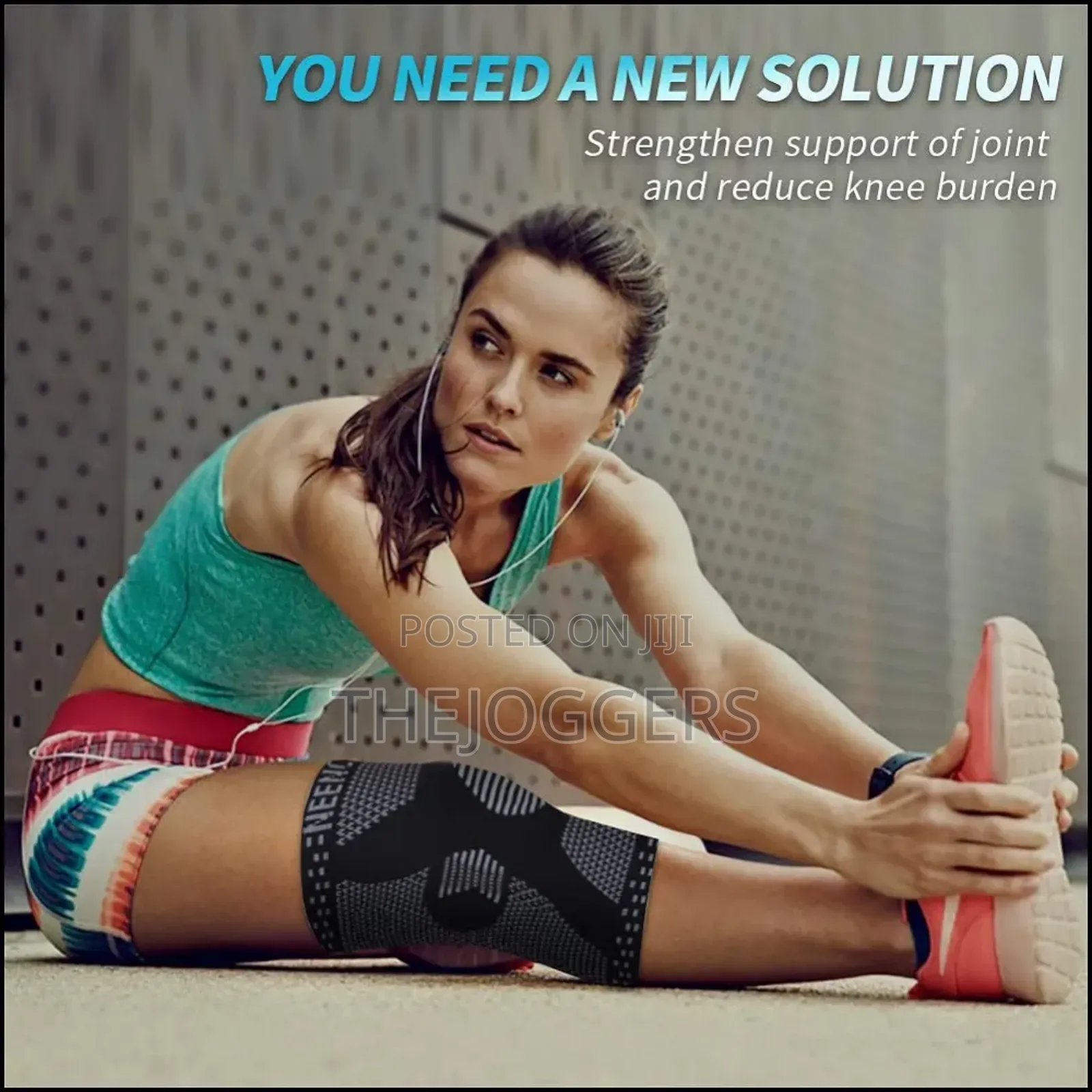 Compression Knee Sleeve With Side Stabilizers Pain Relief